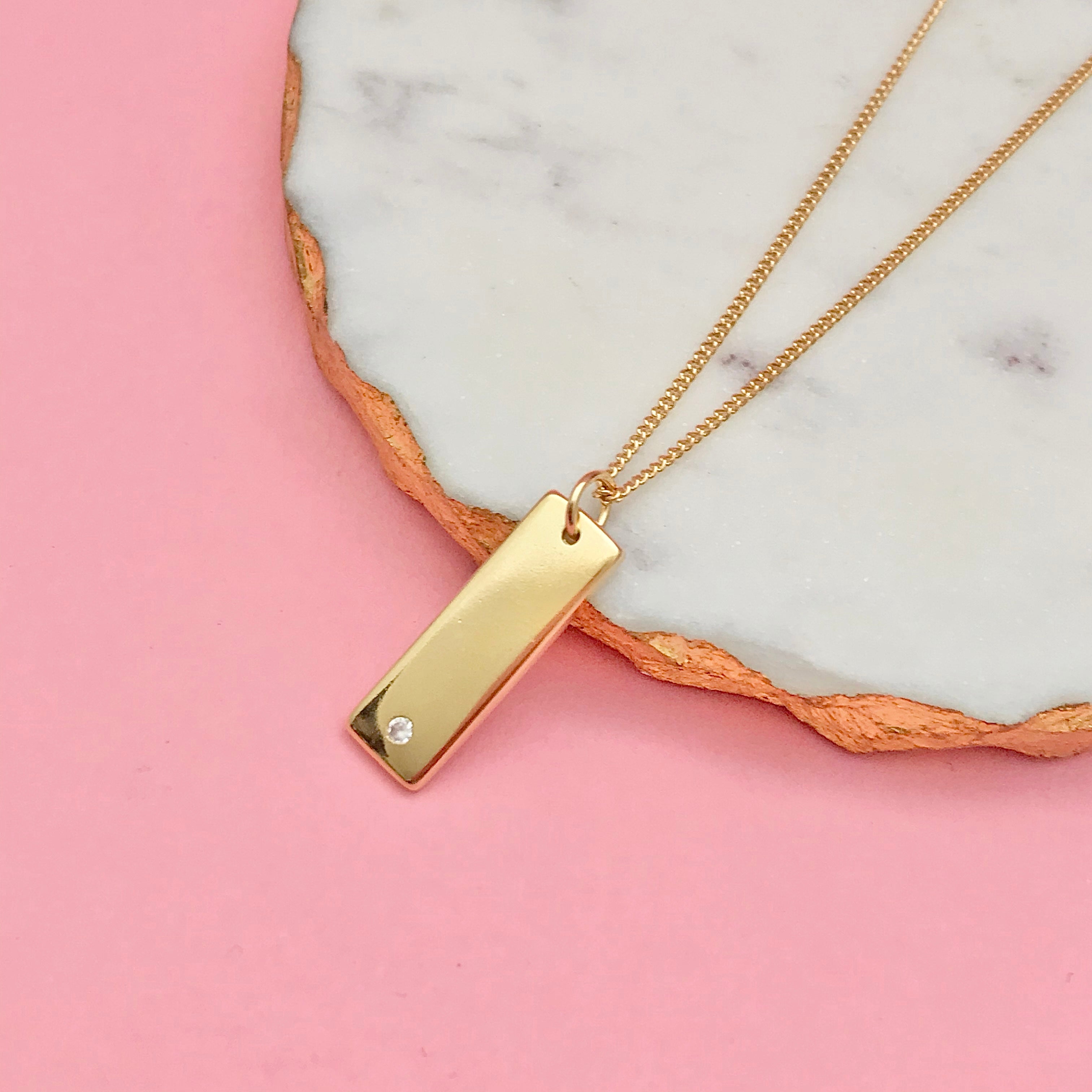 Golden Bar Necklace