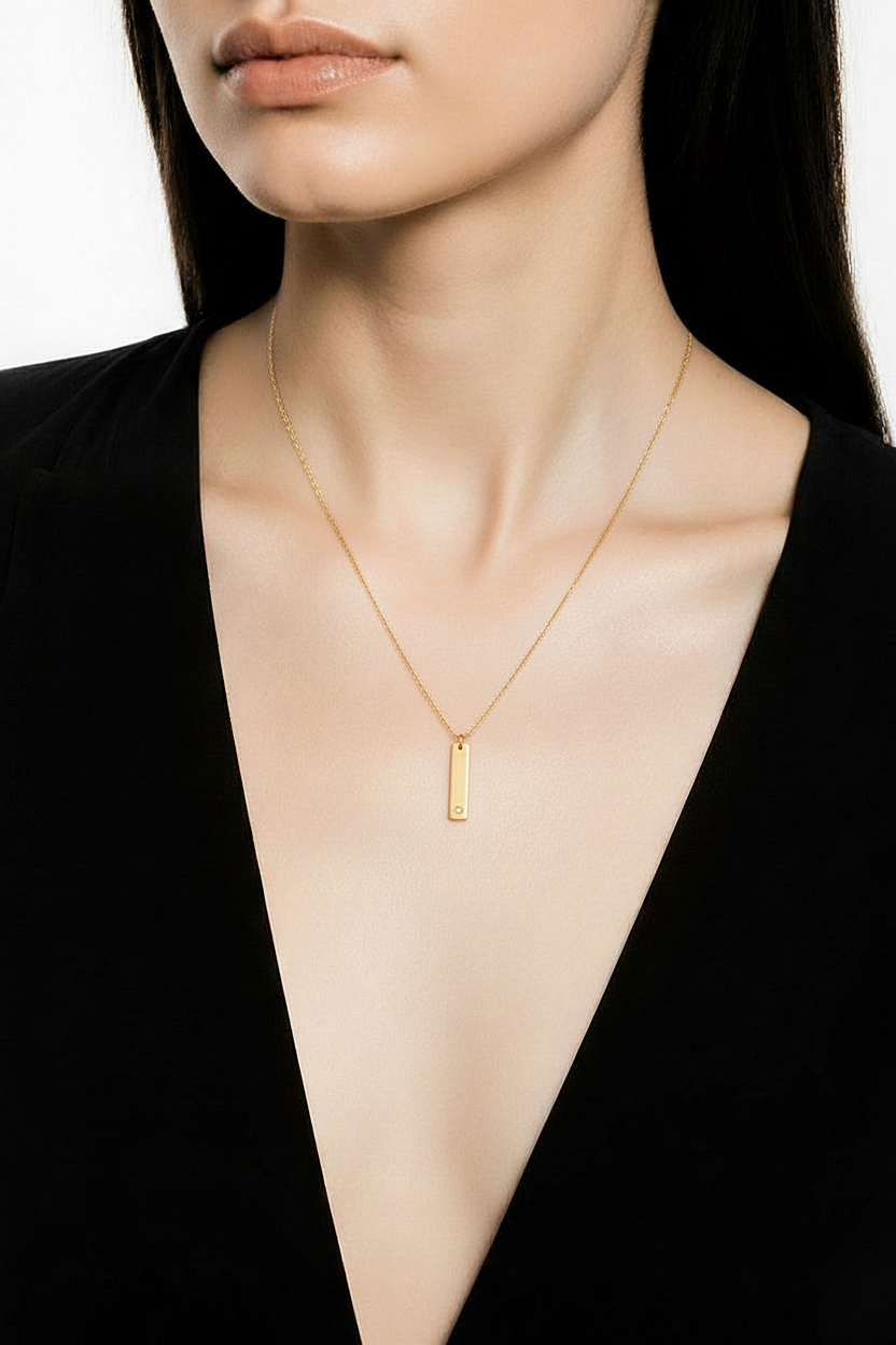Golden Bar Necklace